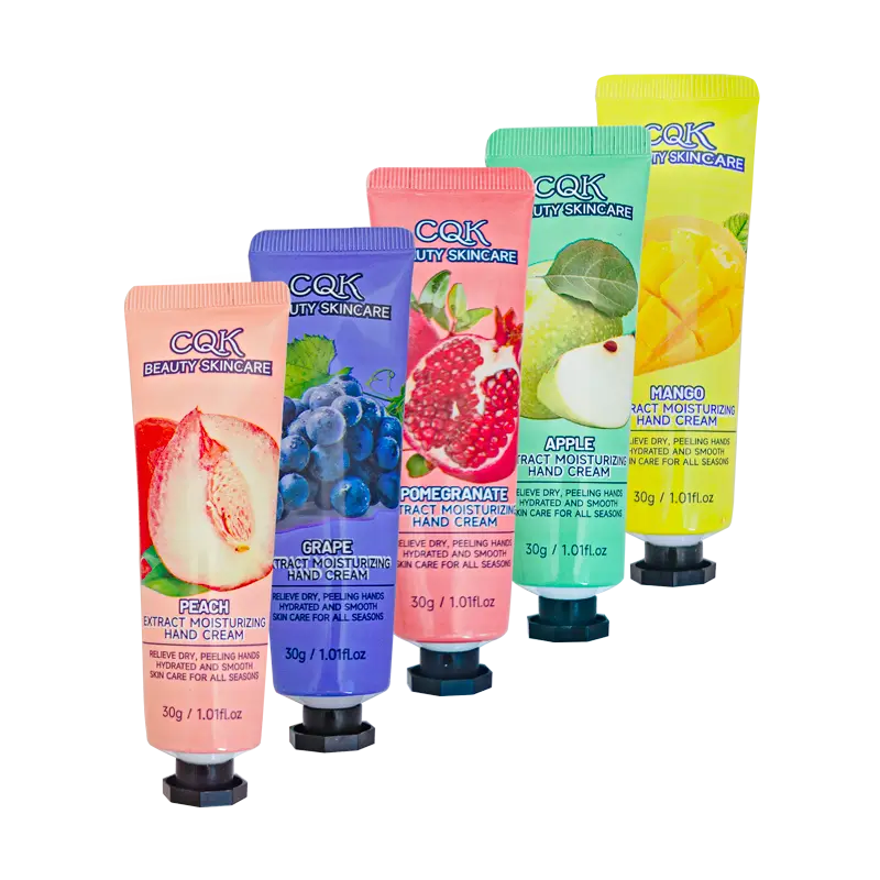 کرم مرطوب کننده دست و صورت سی کیو کی (CQK) مدل عصاره میوه (آبرسان جیبی 30 گرم)