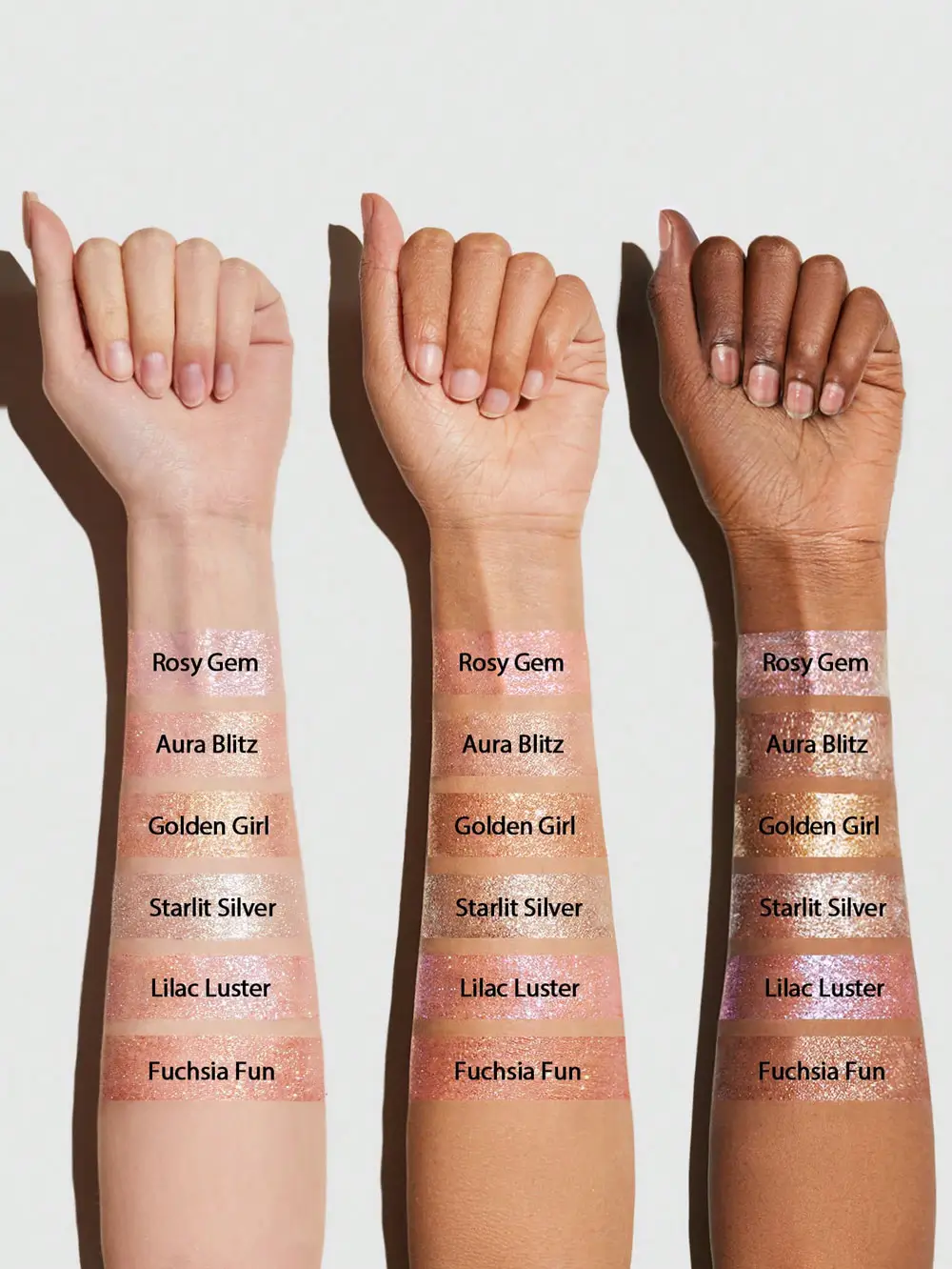 استیک ژله ای چند کاره شاین دار پیج واین (PAGE VINE) مدل کریستالی (سایه، هایلایتر و رژ لب)