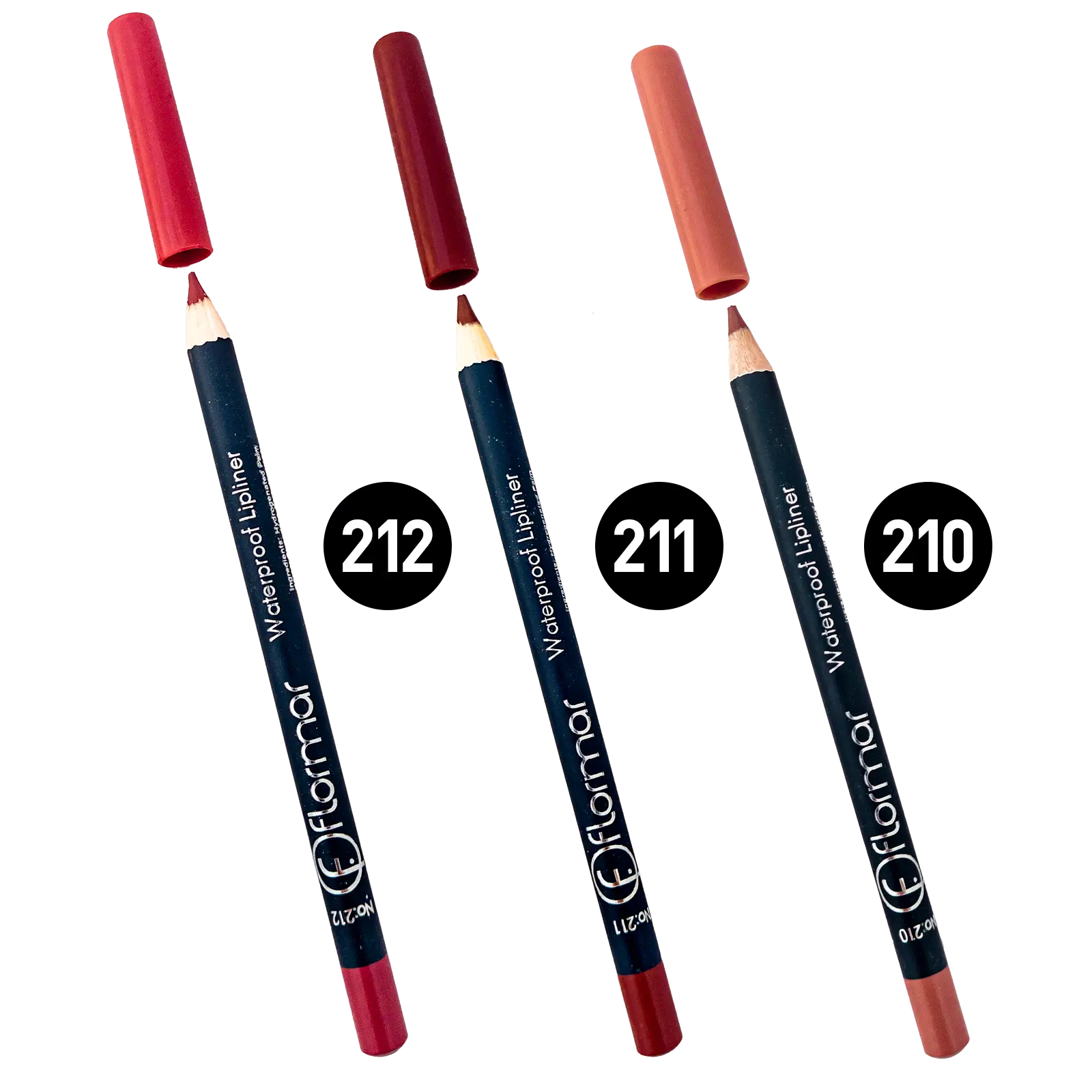مداد خط لب ضد آب و مخملی مدل Waterproof Lipliner (سری 200) اورجینال