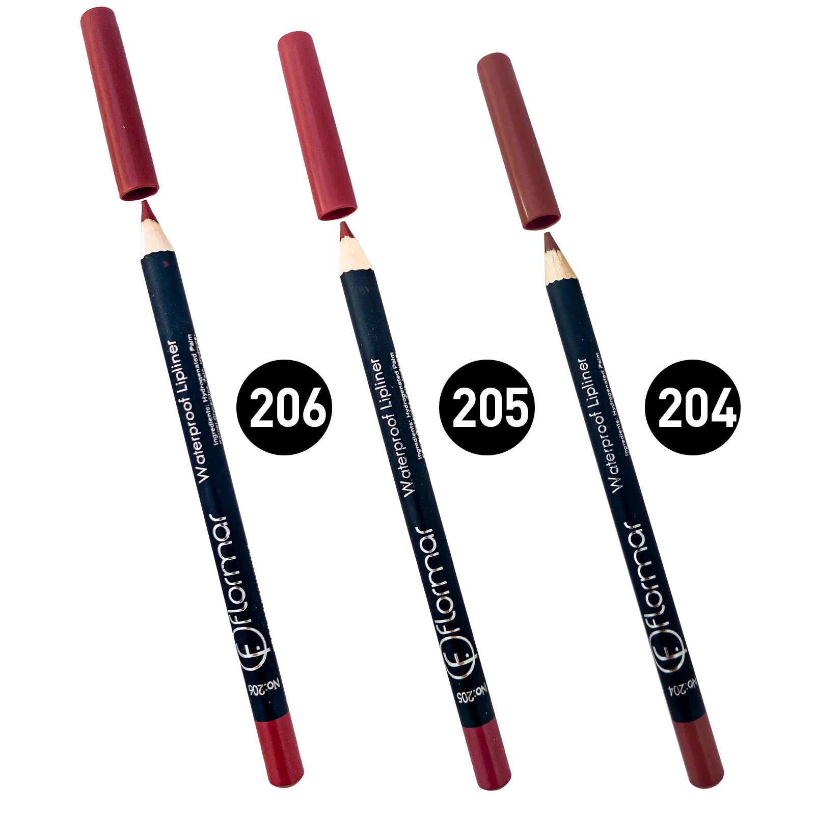 مداد خط لب ضد آب و مخملی مدل Waterproof Lipliner (سری 200) اورجینال