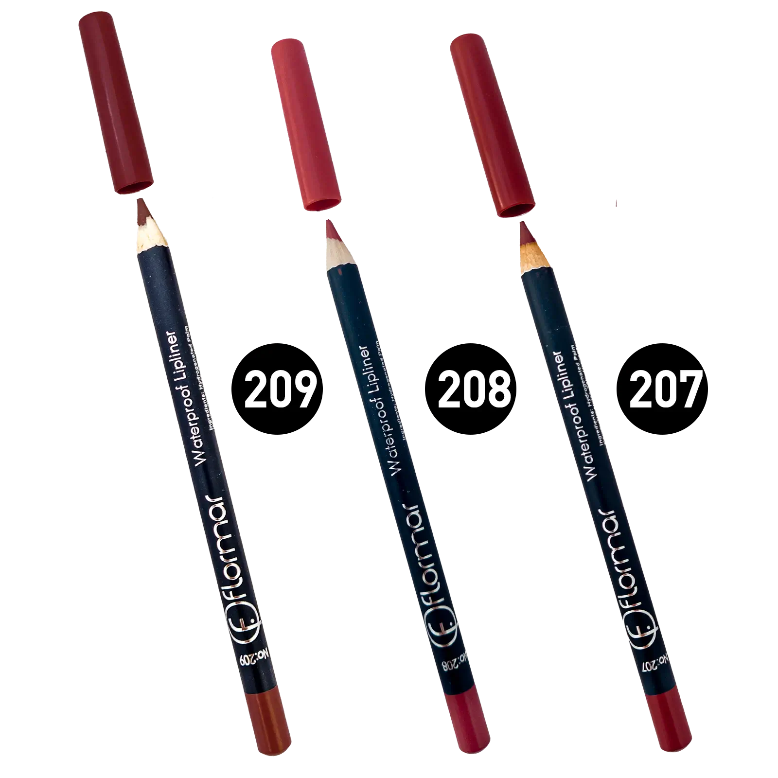 مداد خط لب ضد آب و مخملی مدل Waterproof Lipliner (سری 200) اورجینال