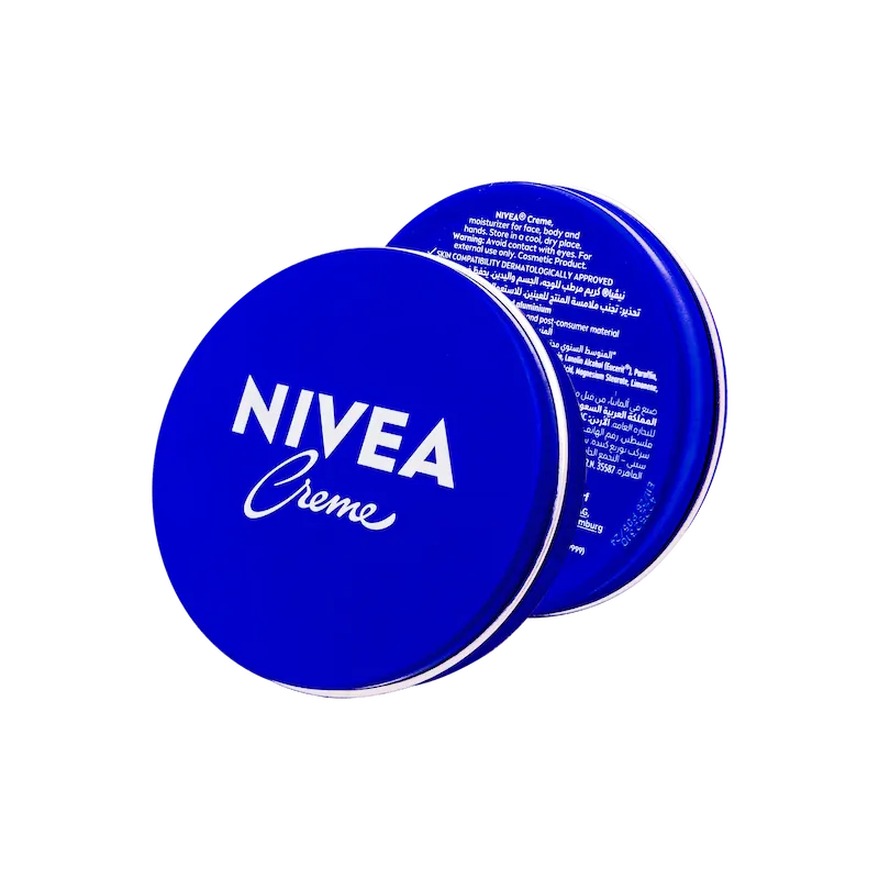 کرم مرطوب کننده نیوآ ( NIVEA Creme) مدل کلاسیک قوطی فلزی اصل آلمان حجم 60 میل