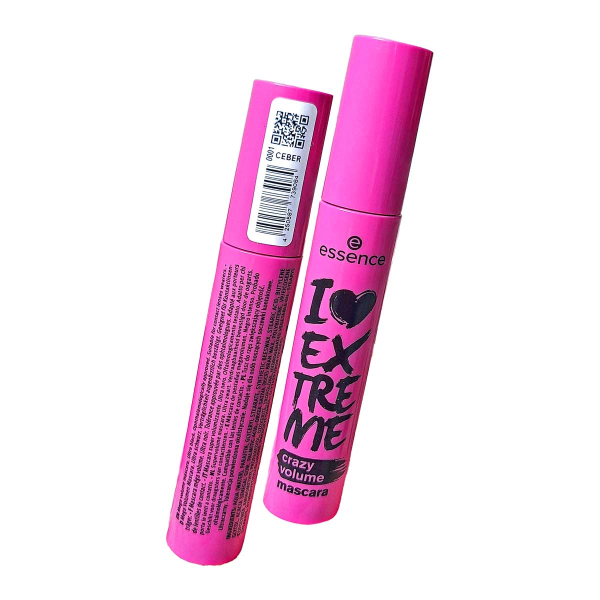 ریمل Mascara Pink مدل crazy volume فوق العاده بلندکننده مژه ساخت ایتالیا (اصلی - بارکددار)