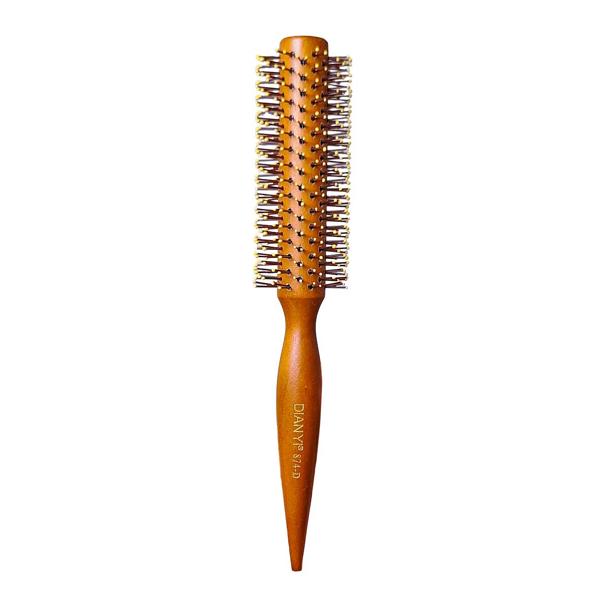 برس گرد چوبی فوق با کیفیت دیانی (Dianyi) مدل 874-D | سایز متوسط (مخصوص براشینگ و حجم‌دهی موهای بلند)