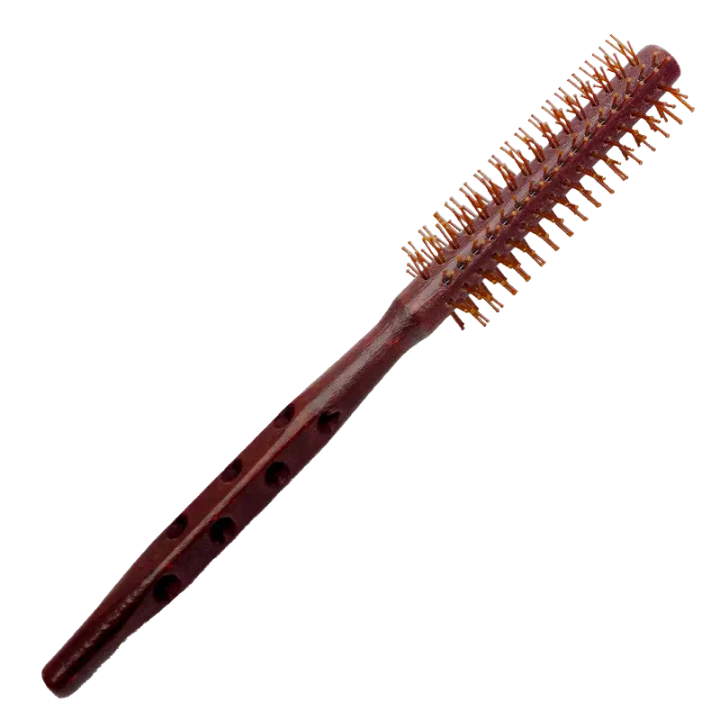 برس مو گرد چوبی نسوز (مخصوص سشوار و براشینگ) کیفیت بالا